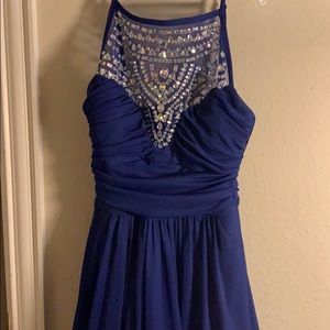 Blue homecoming dress